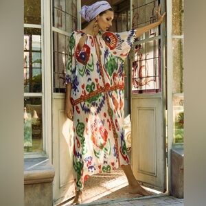 “ZARA” Sheer Kaftan Cover Up Dress